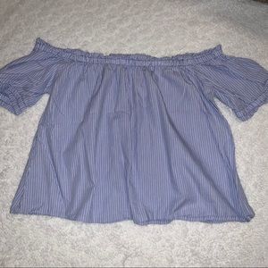 Off-the-Shoulder Crop Top